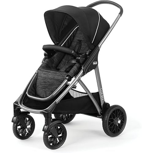 Chicco Corso Modular Quick-Fold Stroller - Staccato | Black