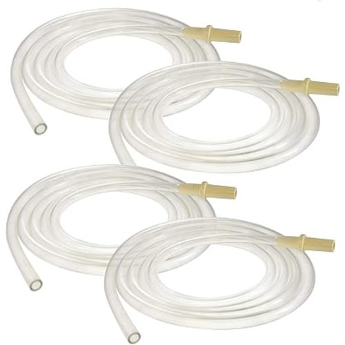 Nenesupply Tubing x 4 Compatible with Pump in Style Advanced Breastpump Replacement Parts for Medela Tubing. Transparent Plastic Tubing. Not Original Medela Pump Parts