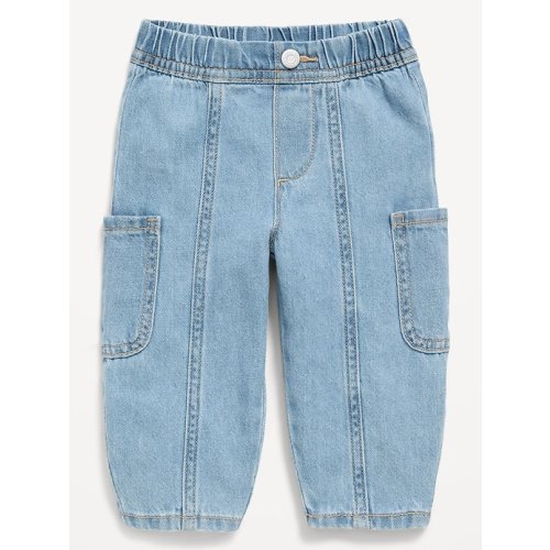 Baggy Barrel-Leg Cargo Jeans for Baby
