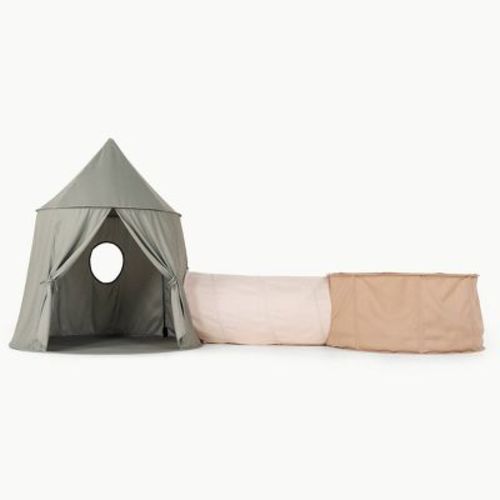 Rollic By Gathre Playroom Bundle Tent Tunnel And Ball Pit - Cream