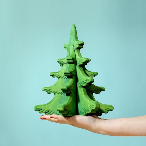 Large Green Sugar Pine | Eco-Friendly Waldorf Tree | Handmade Wooden Toy for Kids