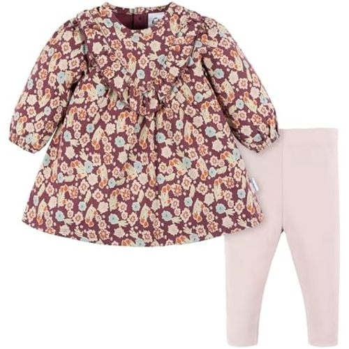 Gerber baby-girls Baby Girls' 2-piece Dress & Legging Set