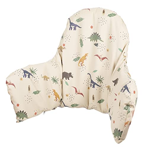 High Chair Cushion with Cover Pad for IKEA Antilop Babies Toddlers Inflatable & Reversible Built-in Inflatable Cushion