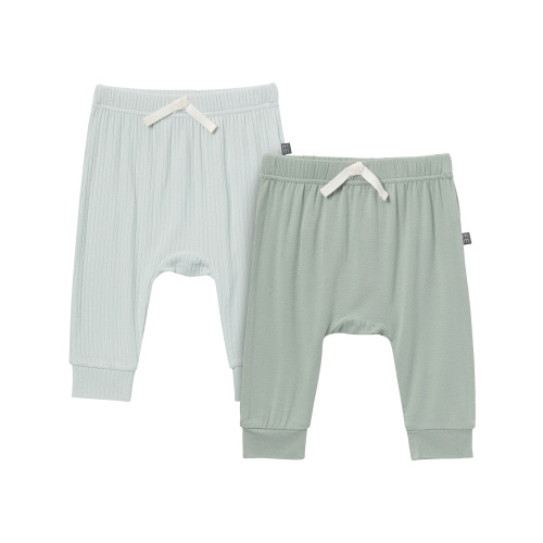 Modern Moments by Gerber Baby Neutral Super Soft Pants, 2-Pack, Sizes Newborn - 12 Months