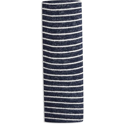 aden + anais Snuggle Knit Baby Swaddle Blanket for Newborn Girl and Boy, Versatile Stroller Cover, Burp Cloth, Nursing Shield, 47 x 47 Inch, Navy Stripe