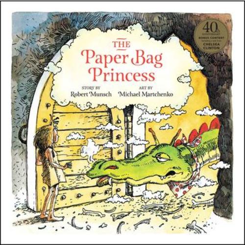 The Paper Bag Princess 40th Anniversary Edition by Robert Munsch, Hardcover - DiscountMags.com