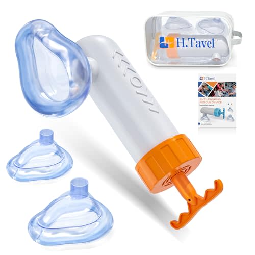 H.Tavel Anti Choking Device, Portable Airway Suction Device for Kids and Adults, Choking Rescue Device, Choking First Aid Device for Home & Travel