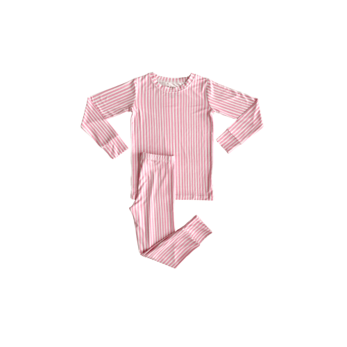 Pink Stripe Two Piece Set