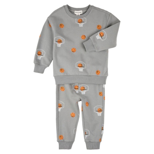 Basketball French Terry Sweatshirt & Joggers Set, 3M
- Only 2 left