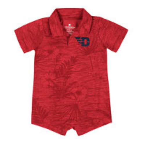 COLOSSEUM® INFANT FERN ROMPER LC- FLYING D LOGO | University of Dayton Bookstore