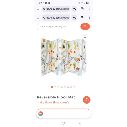 Reversible Floor Mat | Cars & Roads