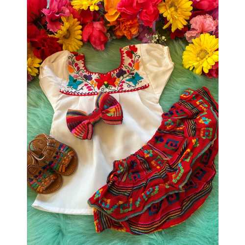 Baby and Toddler Mexican Oufits - baby huaraches  not included.