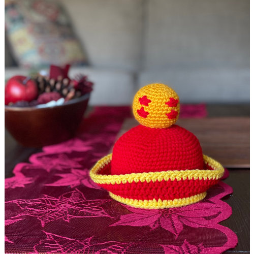 Gohan Inspired Four-Star Crochet Hat (Multiple Sizes Available)