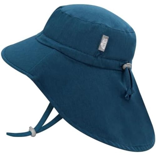 JAN & JUL Summer Adventure Wide Brim 50+ UPF Quick-Dry Sun-Hats for Kids