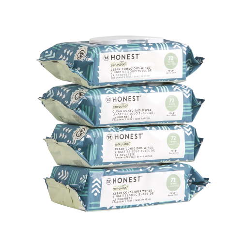 The Honest Company, Plant-Based Baby Wipes, Fragrance-Free, 288 Count (Select for More Options)