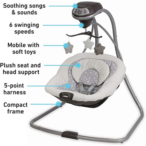 Graco Simple Sway Swing - Base - Abbington