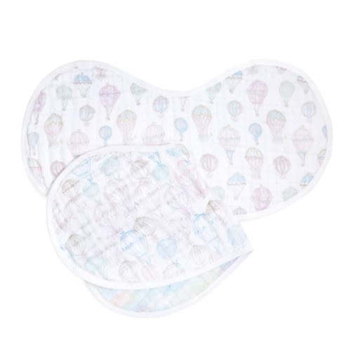 organic cotton burpy bibs 2 pack