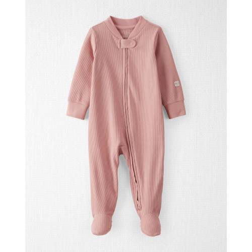 Baby Organic Cotton Sleep & Play Pajamas in Pink - Little Planet | Carter's