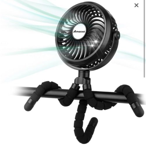 Battery Operated Stroller Fan