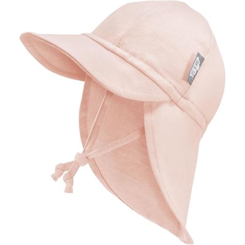 JAN & JUL Sun Soft Baby Cap | Cotton Neck Flap Hat for Littles