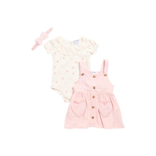 Nicole Miller Three-Piece Heart Jumper Dress Set | Nordstromrack