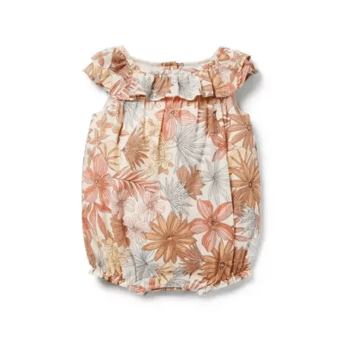 Baby Floral Ruffle Romper