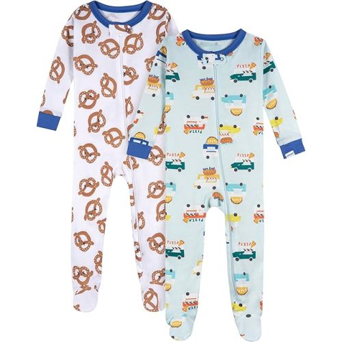 Onesies Brand baby-boys 2-pack Footed Pajamas