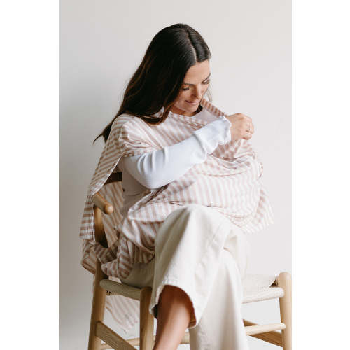 Candy Stripe Nursing Cover