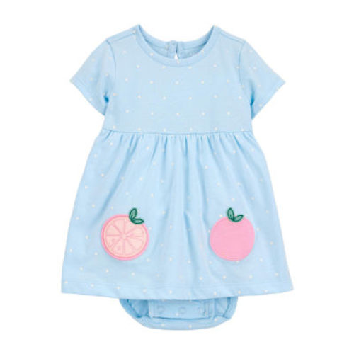 Carter's Baby Girls Short Sleeve Fitted Sleeve Sundress
