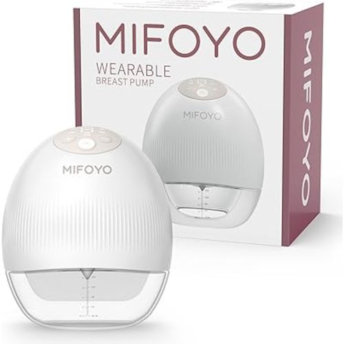 Wearable Breast Pump Hands Free: Electric Portable Breastfeeding Pump with 4 Modes & 9 Levels for Moms - Rechargeable Milk Pump with Smart Display - 24mm 1 Pack