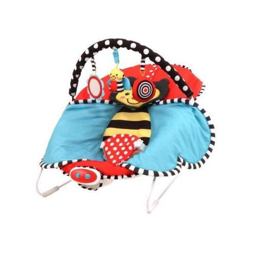 Sassy SSY-70017-BNC-BN-UBS Sassy Cuddle Bug Bouncer, Red