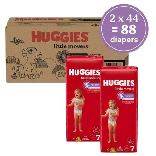 Huggies Little Movers Baby Disposable Diapers - (Select Size and Count)