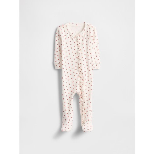 Baby Print Two-Way Zip One-Piece