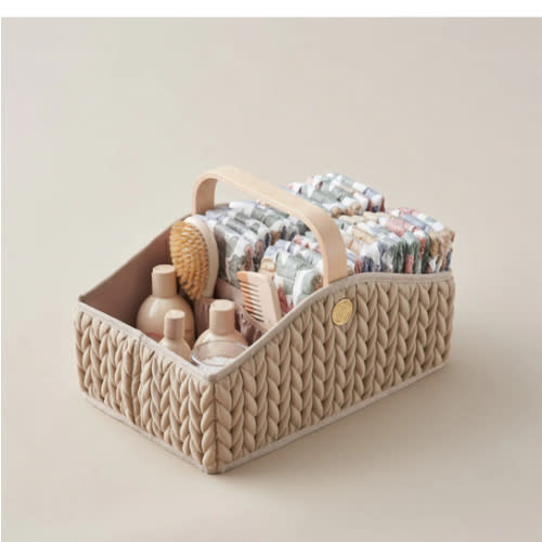 Diaper Caddy Beige