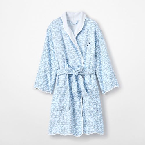 Sanderson Scalloped Bath Robe