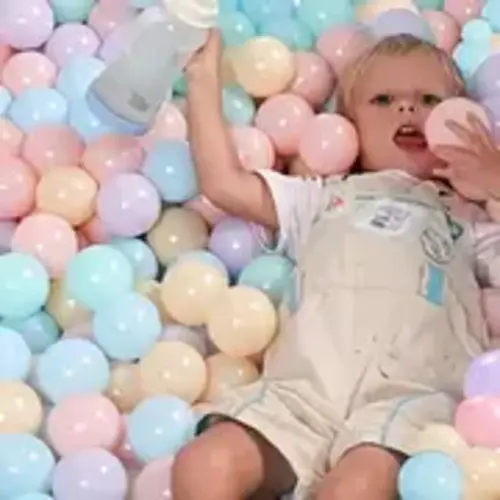 100pcs Ocean Balls Children Baby Indoor Outdoor Sport Bouncy Castle Playground Swimming Pool Toy Balls Multicolor Environmental Protection Ocean Balls