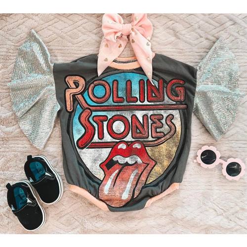 Baby Rolling Stones Romper