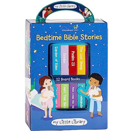 My Little Library: Bedtime Bible Stories (12 Board Books)