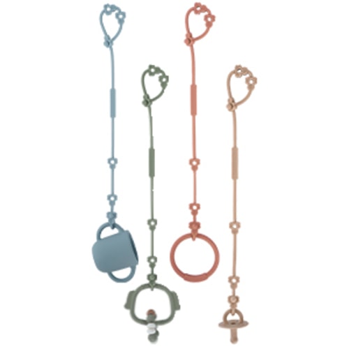 Amazon.com : Toy Safety Straps, Silicone Pacifier Clips, Adjustable Stretchable Sippy Cup Straps for Strollers, High Chair, Cribs, Hanging Baskets, Car Seat, Shopping Trolley, 4 Pack, (Ether+Sage+Muted+Apricot) : Baby