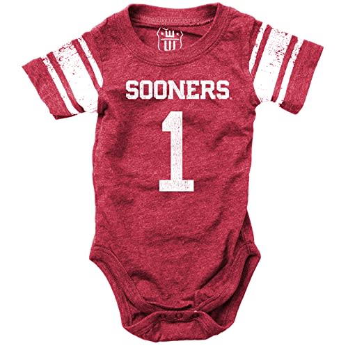 Wes and Willy Infant College Football Jersey One Piece Bodysuit