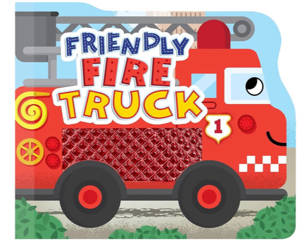 Friendly Fire Truck - Touch and Feel Board Book - Sensory Board Book