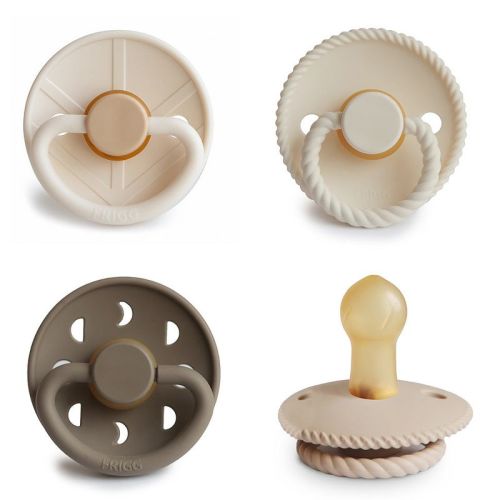 FRIGG Natural Rubber Pacifier 4-Pack Skyline Serenity 0-6 months