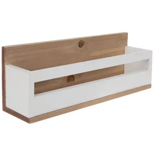 White Wood Wall Shelf