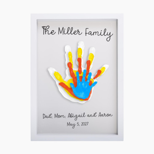 Pearhead Floating Family Handprint Frame