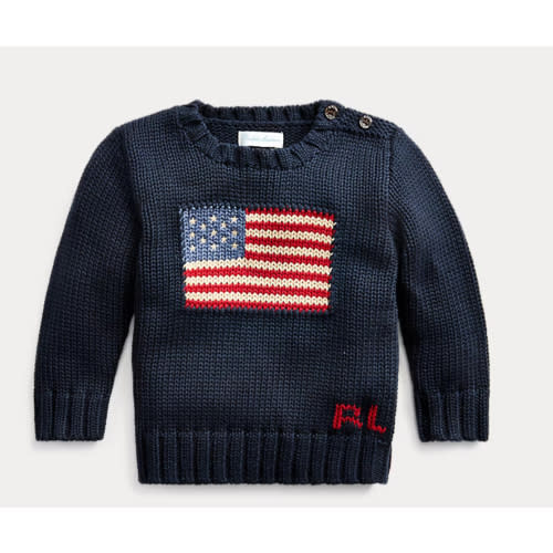 Baby Boy The Iconic Flag Sweater | Ralph Lauren