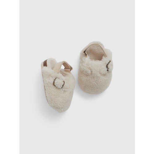 Baby Sherpa Clogs in natural beige, size: 12-18 M