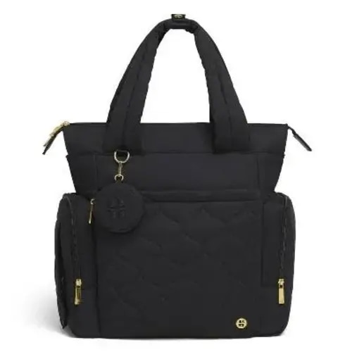paris hilton black crossbody diaper bag