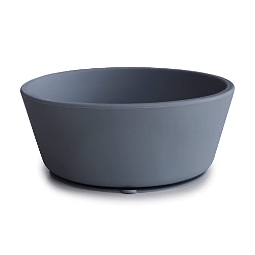 mushie Silicone Suction Bowl | BPA-Free Non-Slip Design (Tradewinds)