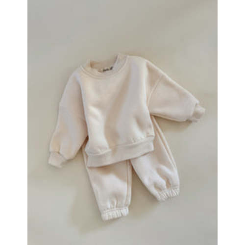 Warm Tracksuit - Creamy – Purely Little