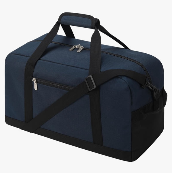 Apenze Small Gym Bag 18 inch Carry On Duffel Bag for Weekender Travel - Navy Blue